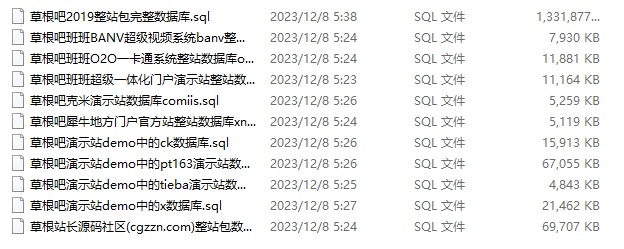 草根吧全站主站+分站+演示站完整资源与数据库打包 - 资源e站 - 3